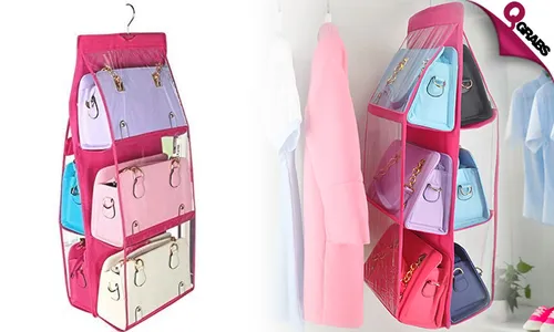 Hanging Handbag Organizer!
